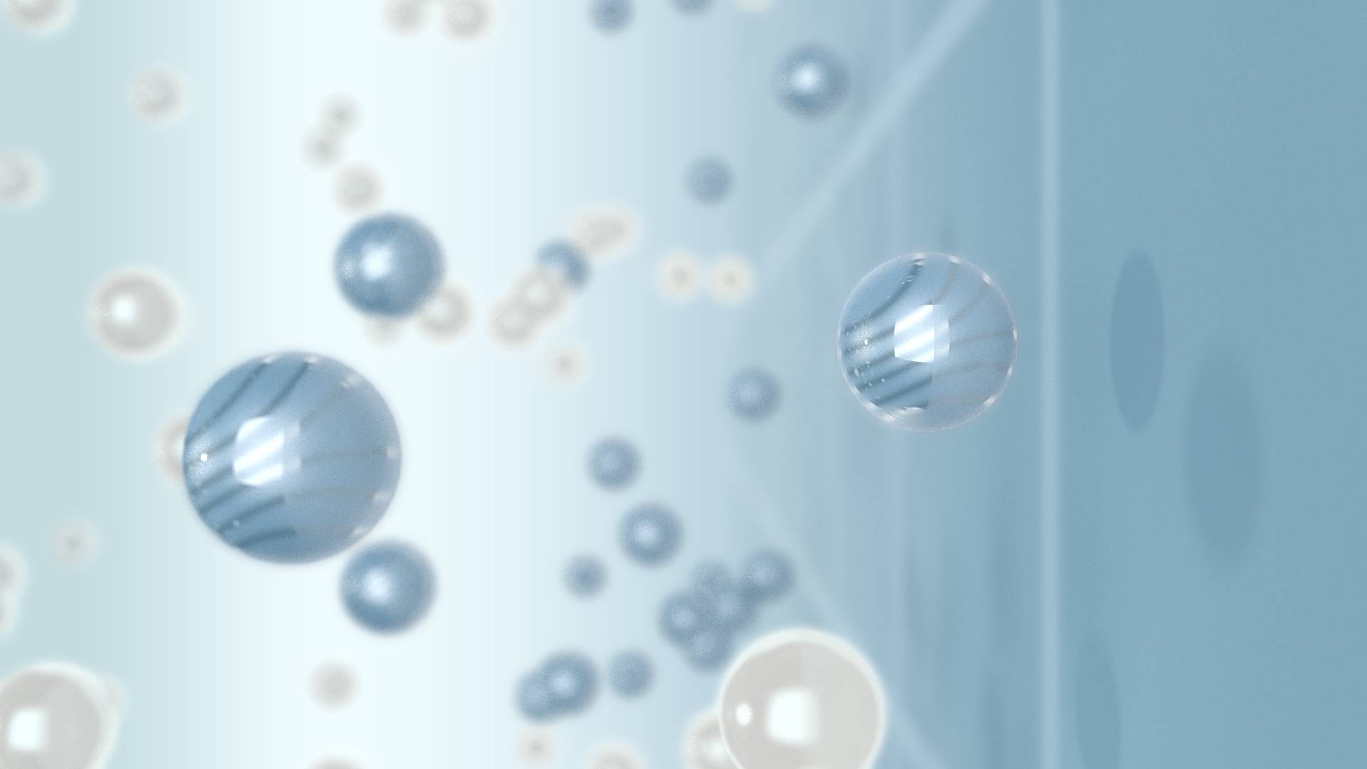 3D visualisation of particles